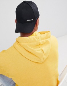 Черная бейсболка с нашивкой ASOS DESIGN - Черный