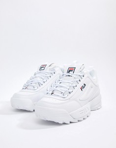 Белые кроссовки Fila Disruptor - Белый