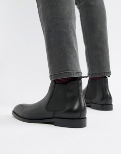 Черные кожаные ботинки челси Office Imbark - Черный
