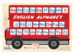 Обучающая книга Фолиант Плакат Азбука английская А4 АЗБ-А4