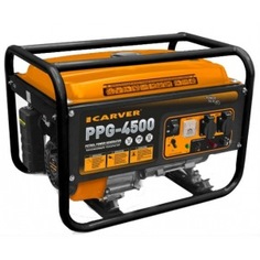 Бензиновый генератор carver ppg-4500 lt-177f 01.020.00004