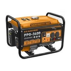 Бензиновый генератор carver ppg-3600 lt-168f-1 01.020.00003