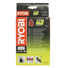 Листы шлифовальные (10 шт; 100х140 мм) ryobi scs10a