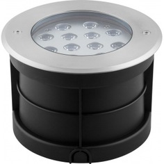 Светодиодный тротуарный грунтовый светильник 12w rgb 230v ip67 feron sp4315 lux 32073