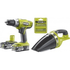 Набор инструмента ryobi llcdi18-225vt 5133003637