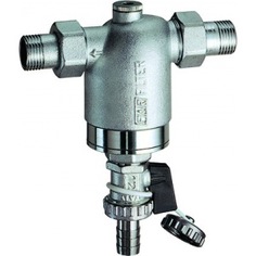 Фильтр far 1/2" нр-нр, с манометром, 100мкм, max: 95c, 25бар fa 3944 12100