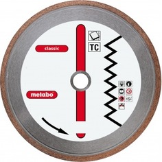 Диск алмазный отрезной по керамике (230х22.2 мм) metabo 628196000