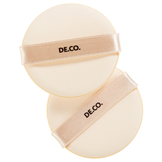 Пуховки-кушон для макияжа DE.CO. 2 шт Deco