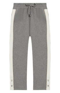 Хлопковые брюки с лампасами Ermanno Scervino