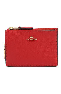 Футляр для кредитных карт из зерненой кожи Coach