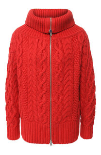 Кардиган из смеси хлопка и шерсти self-portrait