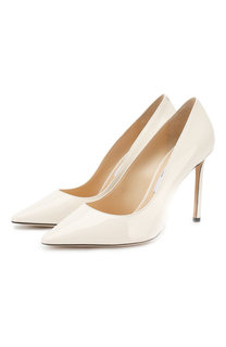 Лаковые туфли Romy 100 на шпильке Jimmy Choo