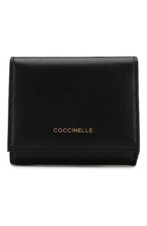 Кожаный кошелек на кнопке Coccinelle