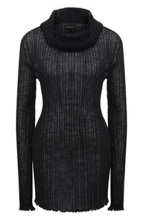 Удлиненный пуловер с высоким воротником Ann Demeulemeester