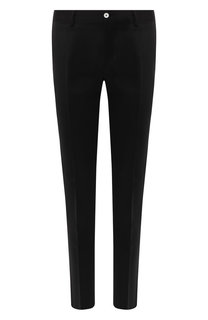 Шерстяные брюки прямого кроя Versace