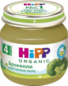 Пюре HiPP HiPP Брокколи (с 4 месяцев) 80 г, 1шт.