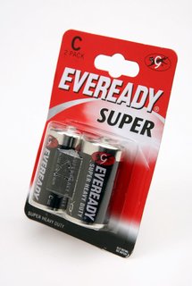 Батарейки Eveready Super Heavy Duty С, 1шт.
