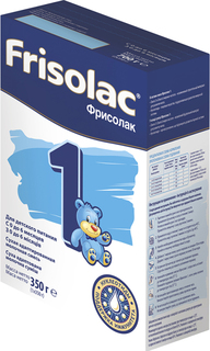 Молочная смесь Friso Фрисолак 1 с рождения 350 г, 1шт.