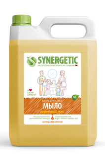 Жидкое мыло Synergetic Фруктовый микс 5 л, 1шт.