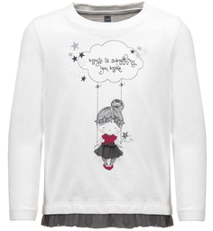 Джемпер с длинным рукавом для девочки Barkito Загадай желание! молочный, 1шт.