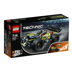 Конструктор LEGO Technic 42072 Зеленый гоночный автомобиль, 1шт.