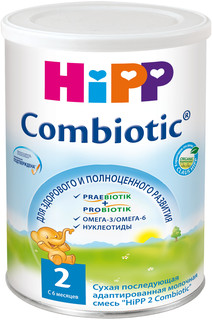 Молочная смесь HiPP HiPP 2 Combiotic с 6 месяцев 350 г, 1шт.