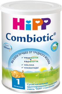 Молочная смесь HiPP HiPP 1 Combiotic 0-6 месяцев 350 г, 1шт.
