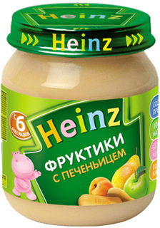 Пюре Heinz Heinz Фруктики с печеньицем (с 6 месяцев), 1шт.