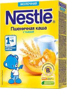 Каша Nestle Nestlé Молочная пшеничная с тыквой (с 5 месяцев) 220 г, 1шт.