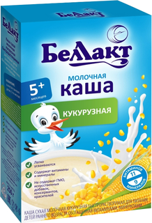 Каша Беллакт молочная кукурузная (с 5 месяцев) 200 г, 1шт.