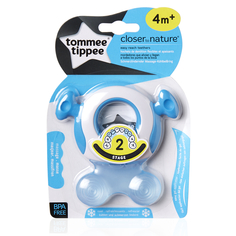 Прорезыватель Tommee Tippee Вторая стадия голубой, 1шт.