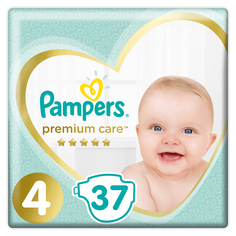 Подгузники Pampers Premium Care Maxi 4 (9-14 кг) 37 шт., 1шт.