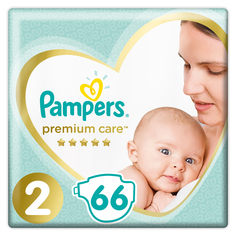 Подгузники Pampers Premium Care Mini 2 (4-8 кг) 66 шт., 1шт.