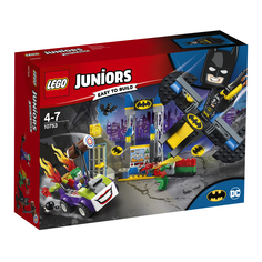 Конструктор LEGO Juniors 10753 Нападение Джокера на Бэтпещеру, 1шт.