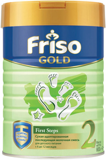 Молочная смесь Friso Фрисо Gold 2 с 6 до 12 месяцев 900 г, 1шт.