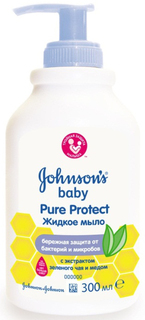 Жидкое мыло Johnsons baby Для рук Pure protect 300 мл, 1шт.