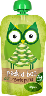 Пюре Peek-a-boo Peek-a-boo Яблоко (с 4 месяцев) 113 г, 1шт.