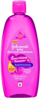 Шампунь Johnsons baby «Блестящие Локоны» 300 мл, 1шт.