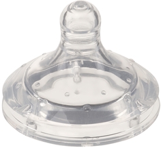 Соска для бутылочек Happy baby антиколиковая, силиконовая Anti-Colic bottle Nipple 3 мес+, 1шт.