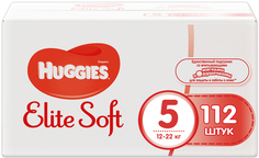 Подгузники Huggies Elite Soft 5 (12-22кг) 112 шт, 1шт.