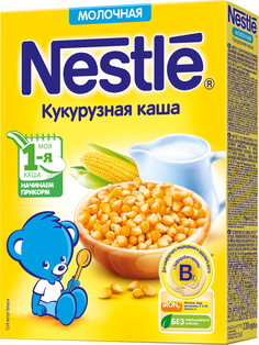 Детские каши Nestle Nestlé Молочная кукурузная (с 5 месяцев) 220 г, 1шт.