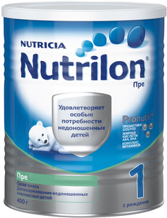 Молочная смесь Nutrilon Nutrilon (Nutricia) Пре 1 (с рождения) 400 г, 1шт.