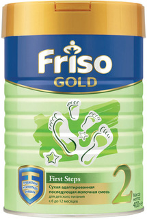 Молочная смесь Friso Фрисо 2 Gold (с 6 до 12 месяцев) 400 г, 1шт.