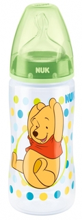 Пластиковая бутылочка с соской Nuk First Choice Plus Disney, 1шт.