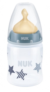 Бутылочка для кормления Nuk First Choice Plus с латексной соской 0+, 150 мл., 1шт.