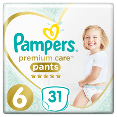 Трусики-подгузники Pampers Premium Care Pants Extra Large 6 (от 15 кг) 31 шт., 1шт.