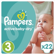 Подгузники Pampers Active Baby-Dry (5-9 кг.) 22 шт., 1шт.