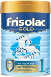 Молочная смесь Friso Friso Фрисолак 1 Gold с 0 до 6 месяцев 400 г, 1шт.