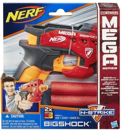 Игрушечное оружие и бластеры Nerf Мега Большой выстрел, 1шт.