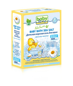 Соль Babyline Для ванны Babyline с ромашкой 500 г, 1шт.